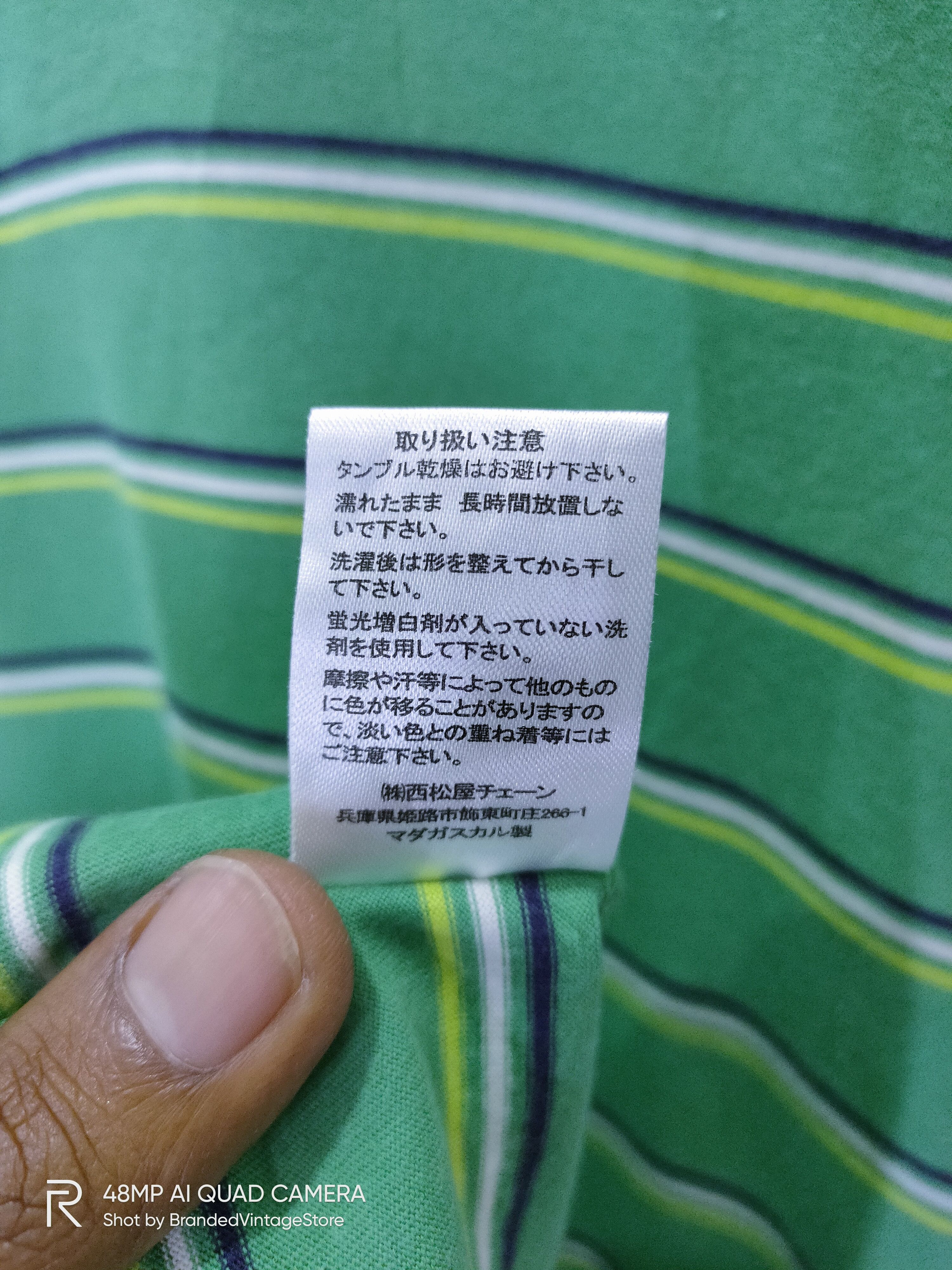 Cherokee × Solid and Striped CHEROKEE Never Worn New Striped Green Streetwear Tee Shirt Size US M / EU 48-50 / 2 - 6 Thumbnail