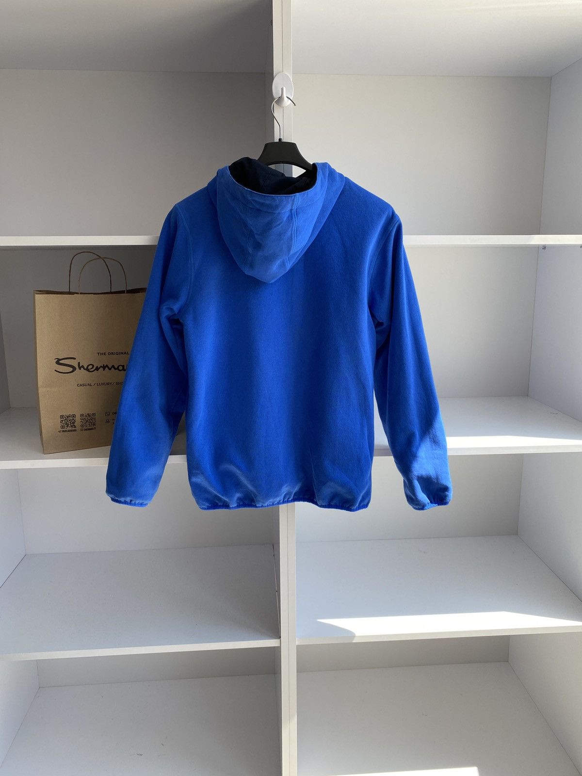 Nike × Vintage Vintage 90’s Nike Zip Track Jacket Blue Size US XL / EU 56 / 4 - 3 Thumbnail