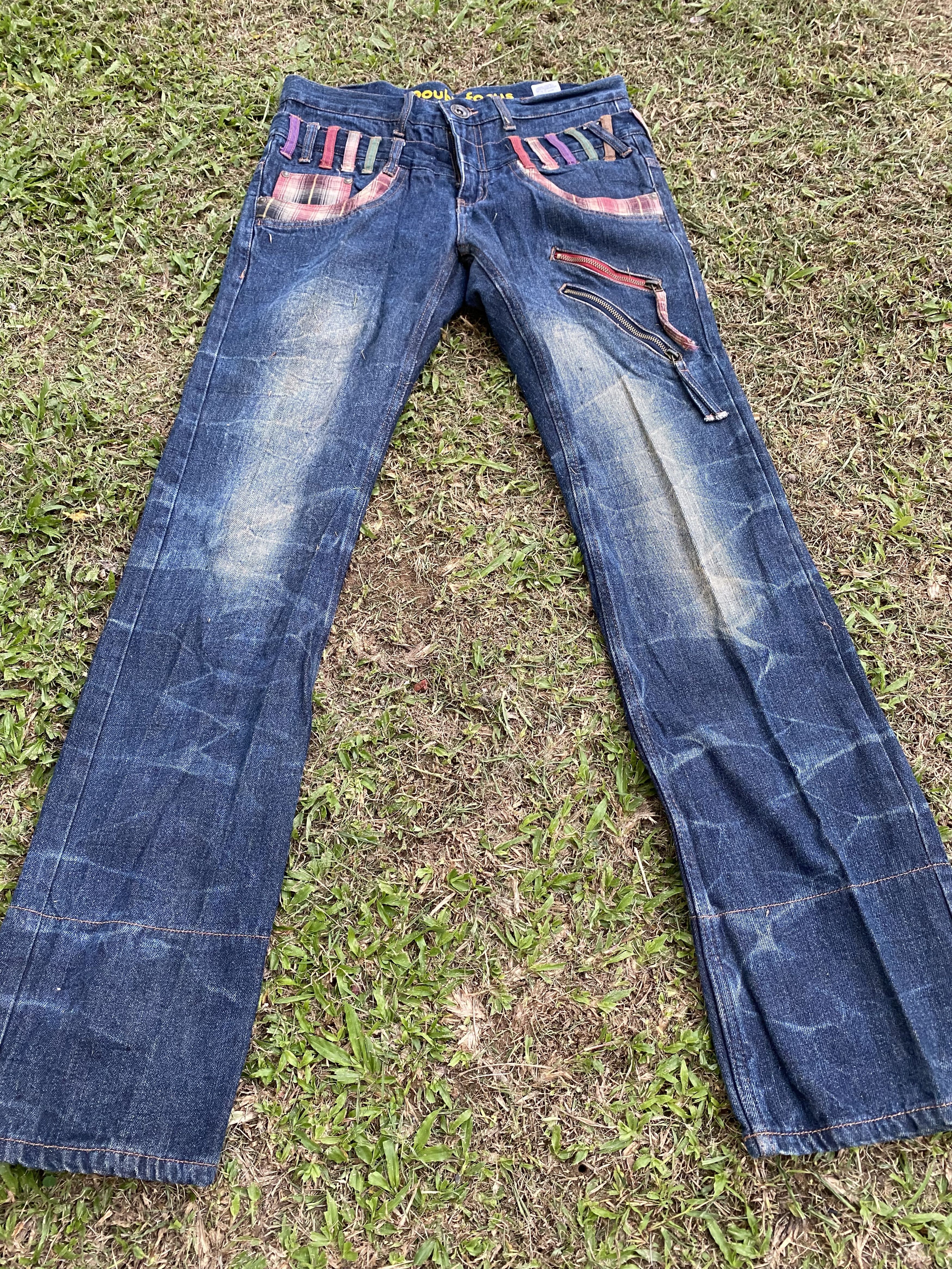 If Six Was Nine Doublefocus Double Waist Multipocket Jeans Size US 32 / EU 48 - 3 Thumbnail