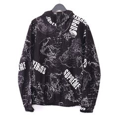 Supreme x The North Face Ss2012 Venture Map Windbreaker Jacket Size L