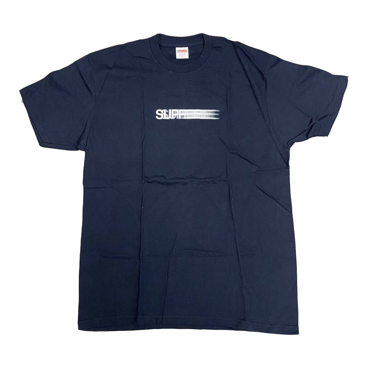 Supreme Supreme Motion Logo Dark Navy Tee | Grailed 
