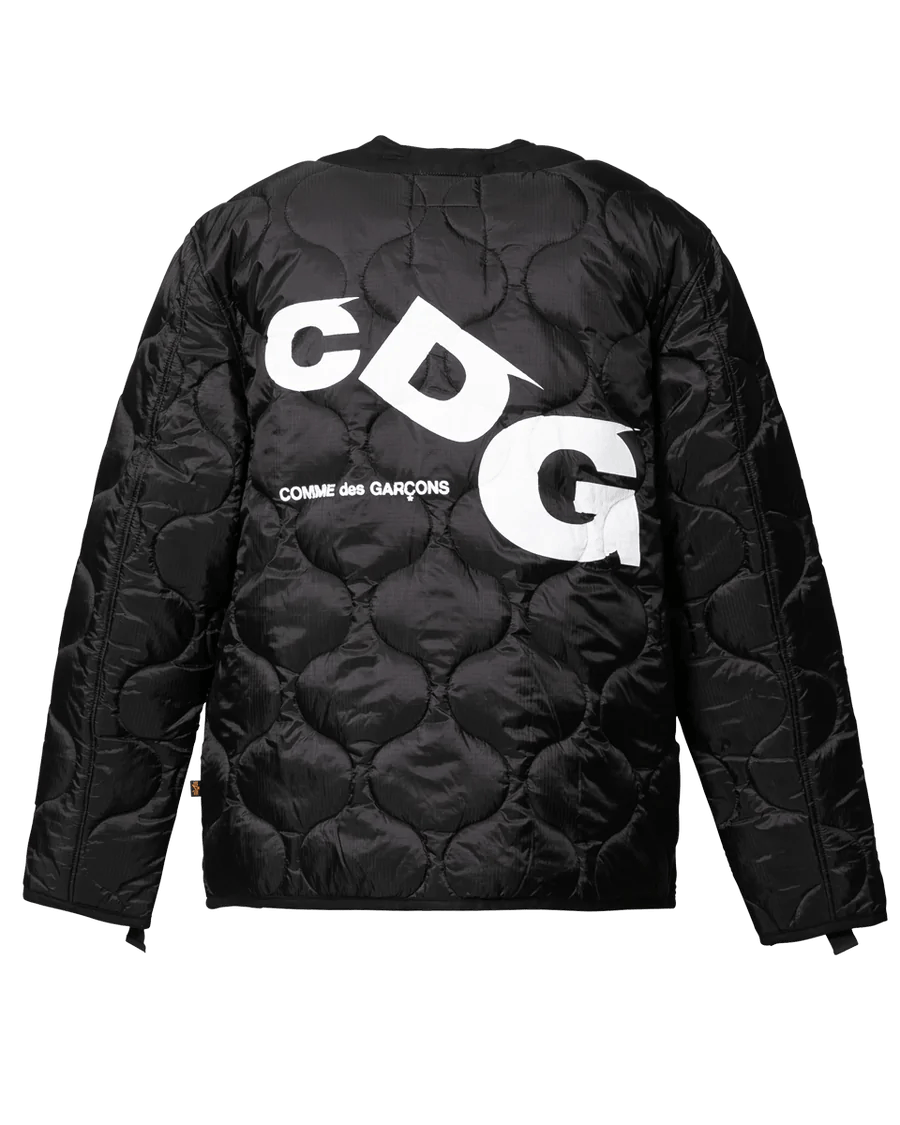 Japanese Brand CDG x ALPHA LINER JACKET XL | Grailed