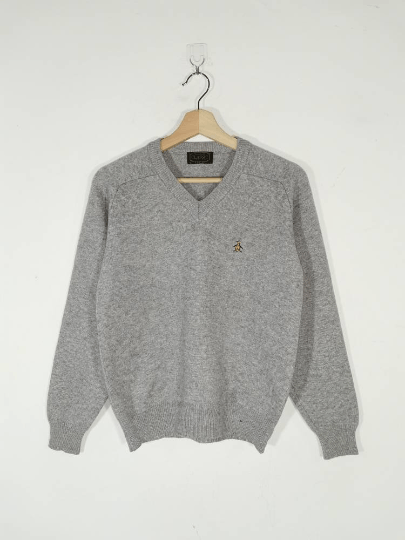 Grand Slam Vintage Grand Slam Munsingwear Gray Sweater Jumper Knitwear Size US S / EU 44-46 / 1 - 1 Thumbnail