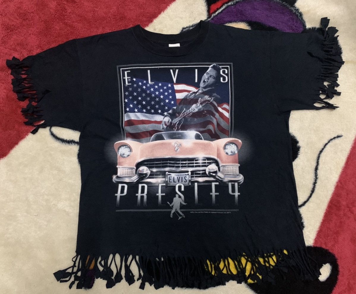 Band Tees Vintage y2k elvis presley nice design Size US L / EU 52-54 / 3 - 1 Thumbnail