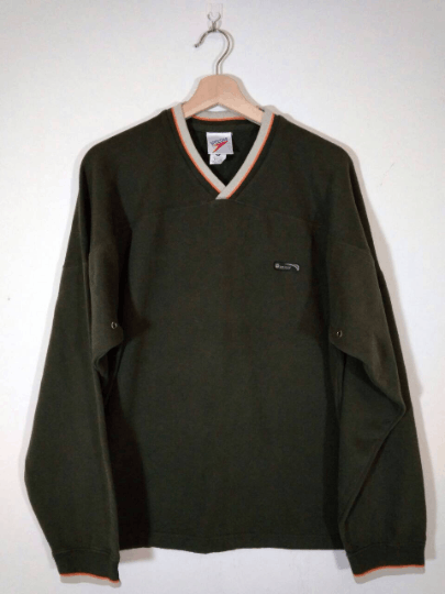 Speedo Vtg 90's Speedo Green Sweatshirt Size US S / EU 44-46 / 1 - 1 Thumbnail
