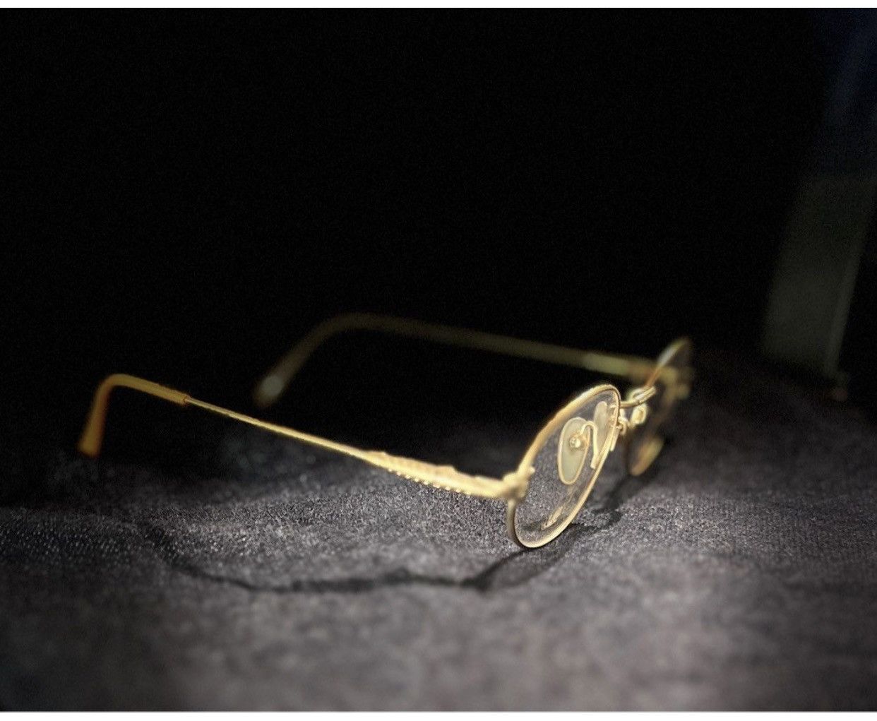 Jean Paul Gaultier JPG GOLD PLATED 55-6108 SUNGLASSES TUPAC SHAKUR MOST WANTED Size ONE SIZE - 5 Thumbnail