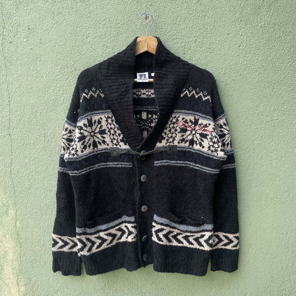 Body Glove Vintage BODY GLOVE Embroidery Logo Sherpa Button Jacket Size US L / EU 52-54 / 3 - 1 Thumbnail