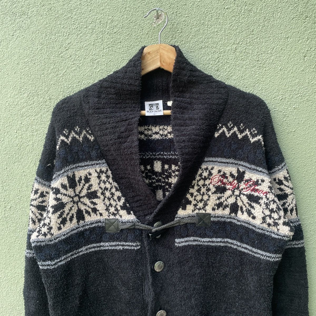 Body Glove Vintage BODY GLOVE Embroidery Logo Sherpa Button Jacket Size US L / EU 52-54 / 3 - 3 Thumbnail