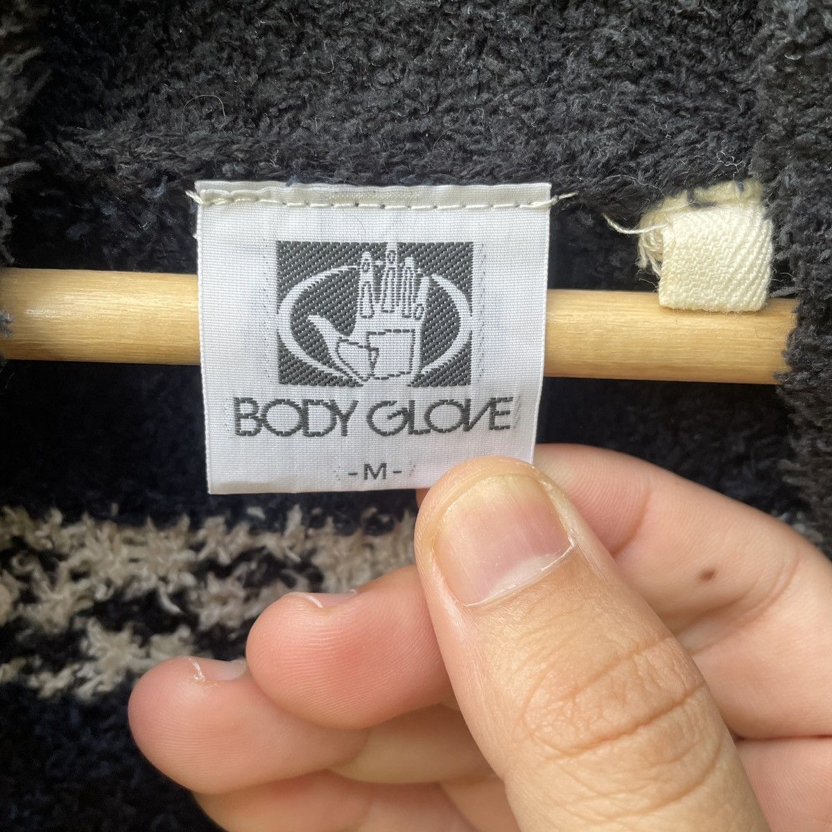 Body Glove Vintage BODY GLOVE Embroidery Logo Sherpa Button Jacket Size US L / EU 52-54 / 3 - 6 Thumbnail