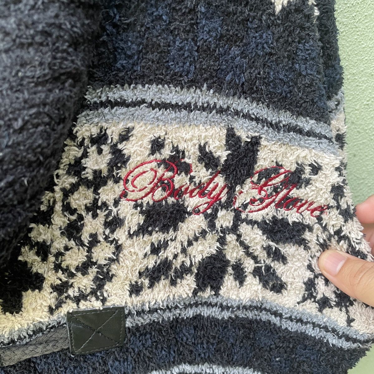 Body Glove Vintage BODY GLOVE Embroidery Logo Sherpa Button Jacket Size US L / EU 52-54 / 3 - 9 Thumbnail