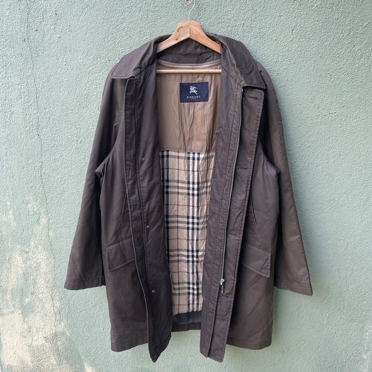 Burberry Vintage BURBERRY LONDON Nova Check Zipper Jacket Size US XL / EU 56 / 4 - 2 Thumbnail