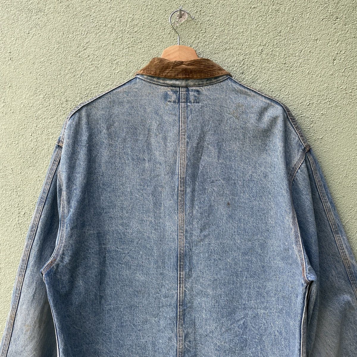 Polo Ralph Lauren Vintage POLO by RALPH LAURAN Dirty Faded Button Denim Jacket Size US XL / EU 56 / 4 - 10 Thumbnail