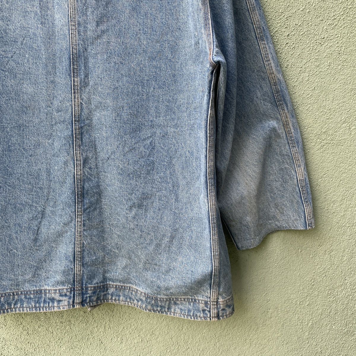 Polo Ralph Lauren Vintage POLO by RALPH LAURAN Dirty Faded Button Denim Jacket Size US XL / EU 56 / 4 - 9 Thumbnail