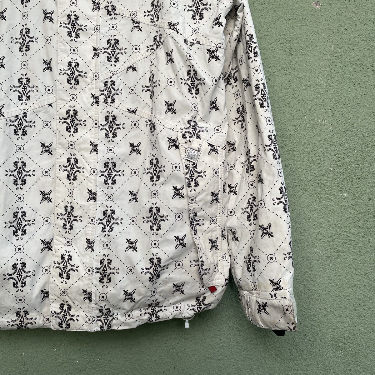Quicksilver × Quiksilver Vintage QUIKSILVER Full Print Zipper Ups Hooded Jacker Size US L / EU 52-54 / 3 - 5 Thumbnail