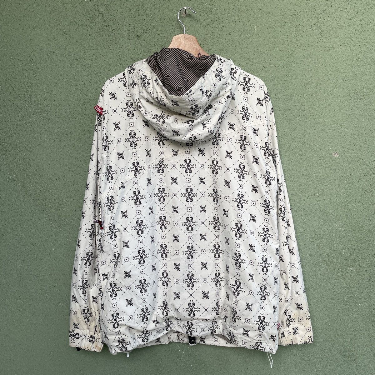 Quicksilver × Quiksilver Vintage QUIKSILVER Full Print Zipper Ups Hooded Jacker Size US L / EU 52-54 / 3 - 12 Thumbnail