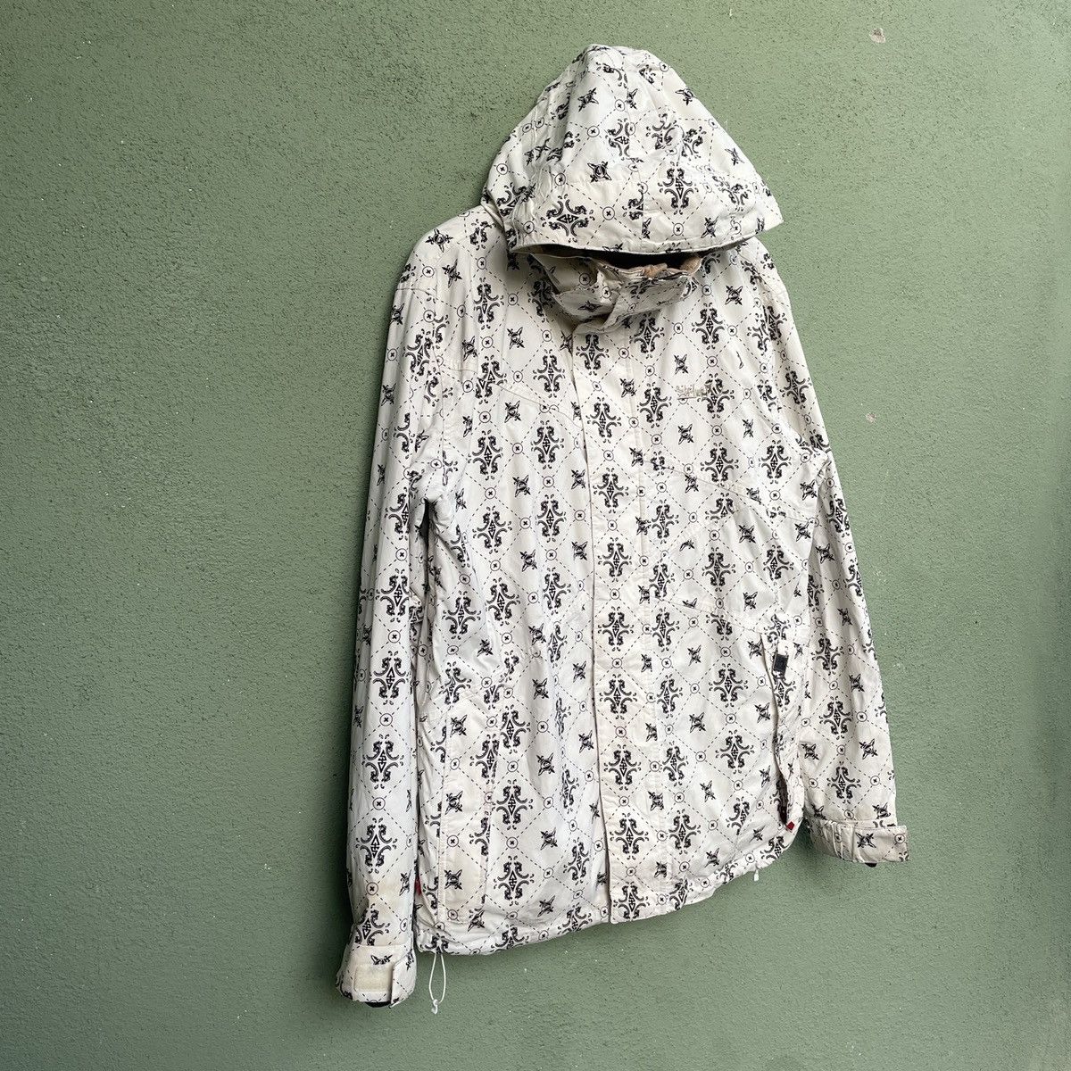 Quicksilver × Quiksilver Vintage QUIKSILVER Full Print Zipper Ups Hooded Jacker Size US L / EU 52-54 / 3 - 2 Thumbnail
