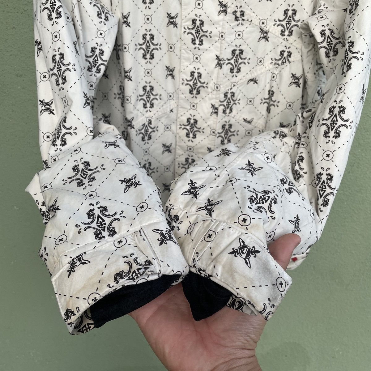 Quicksilver × Quiksilver Vintage QUIKSILVER Full Print Zipper Ups Hooded Jacker Size US L / EU 52-54 / 3 - 6 Thumbnail