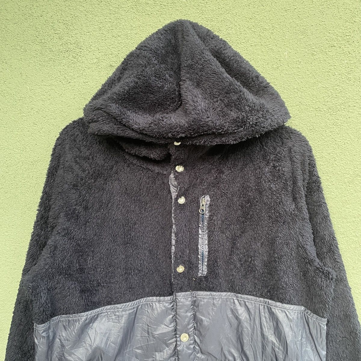 Designer × Japanese Brand Vintage NORTH MARINE EDITORS Button Hooded Fleece Jacket Size US M / EU 48-50 / 2 - 3 Thumbnail