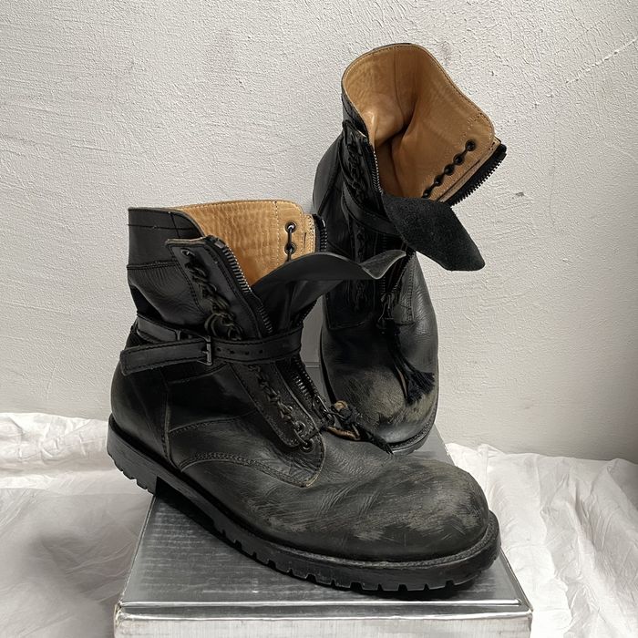 Number (N)ine Number nine AW06 Noir Combat boots 12 | Grailed