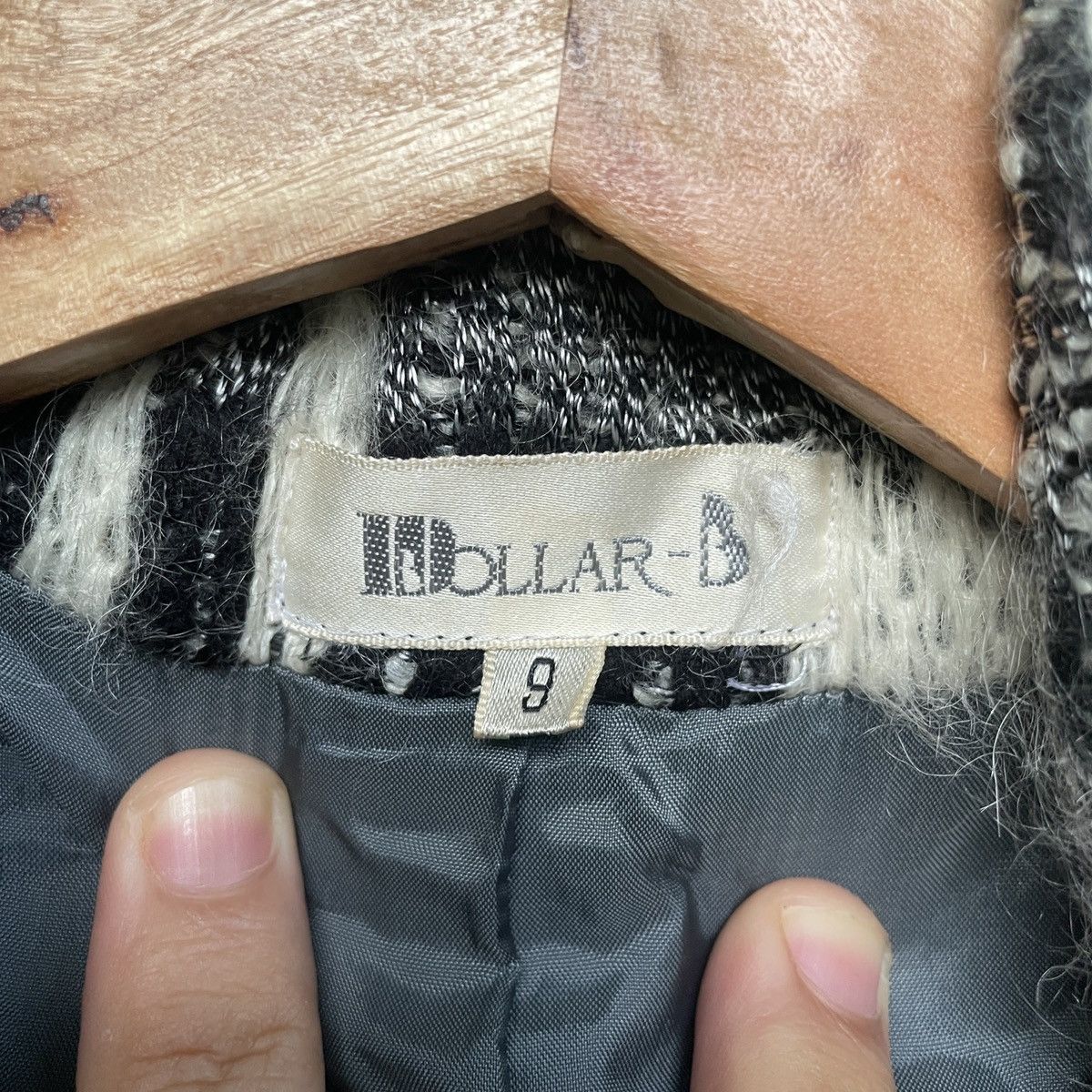 Japanese Brand Vintage DOLLAR-B Mohair Shag Shaggy Coat Jacket Size US L / EU 52-54 / 3 - 6 Thumbnail