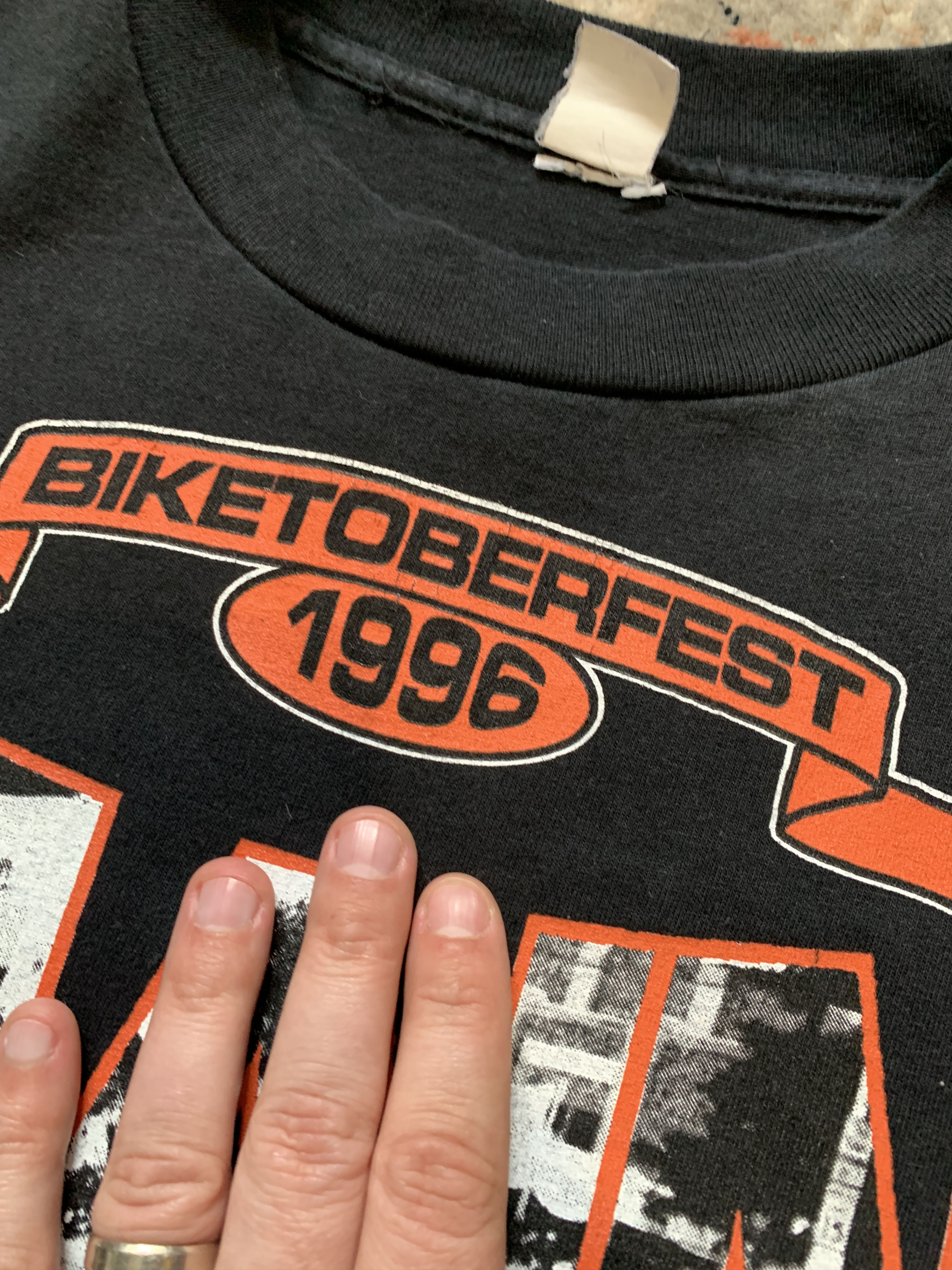 Vintage Biketoberfest 1996 Main Street Daytona Beach FL Size US XL / EU 56 / 4 - 4 Thumbnail