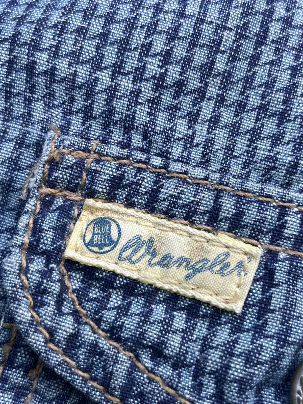 Vintage × Wrangler Vintage Wrangler Blue Bell Faded Wash Shirt Size US M / EU 48-50 / 2 - 18 Thumbnail