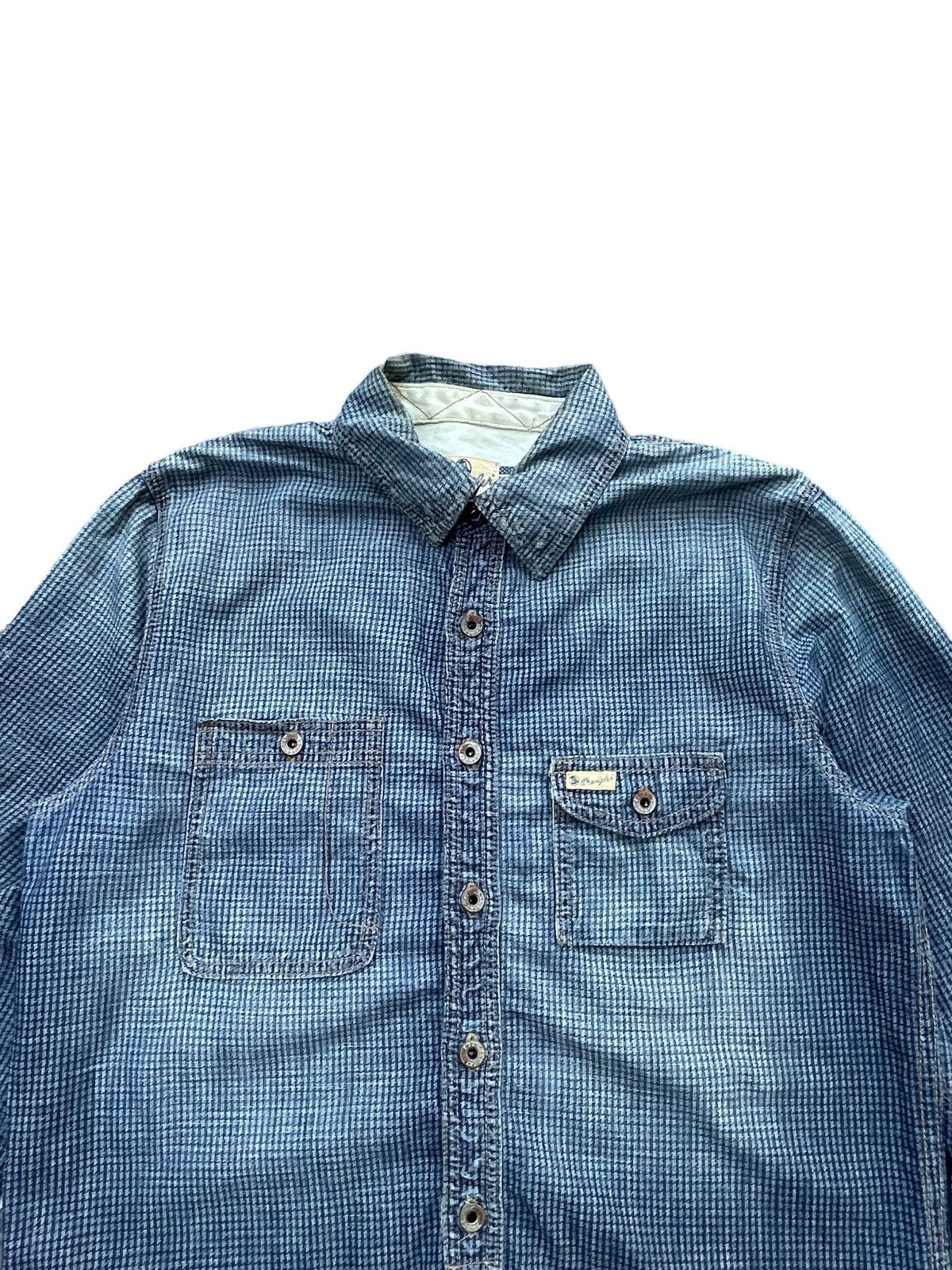 Vintage × Wrangler Vintage Wrangler Blue Bell Faded Wash Shirt Size US M / EU 48-50 / 2 - 4 Thumbnail