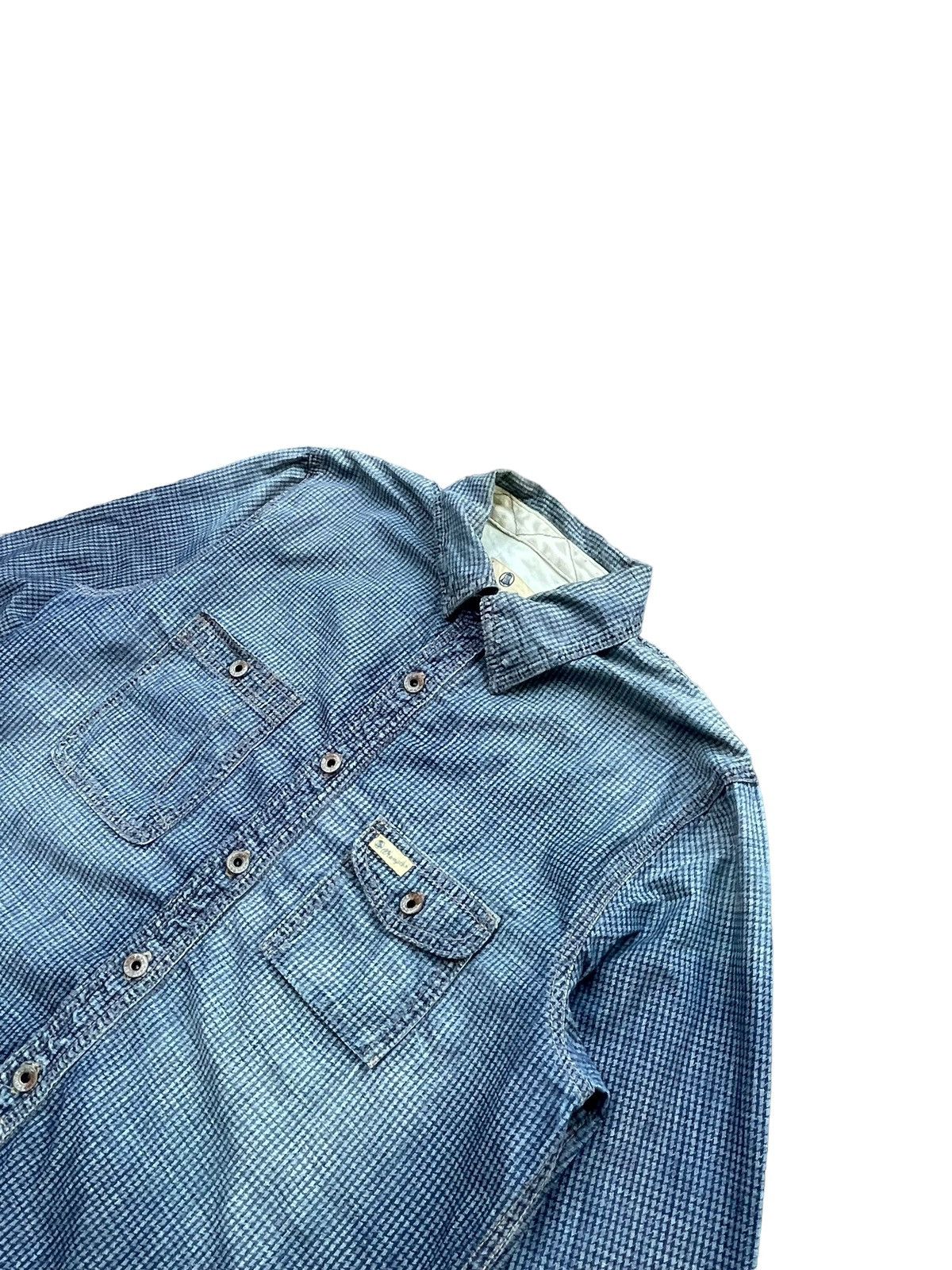 Vintage × Wrangler Vintage Wrangler Blue Bell Faded Wash Shirt Size US M / EU 48-50 / 2 - 2 Thumbnail