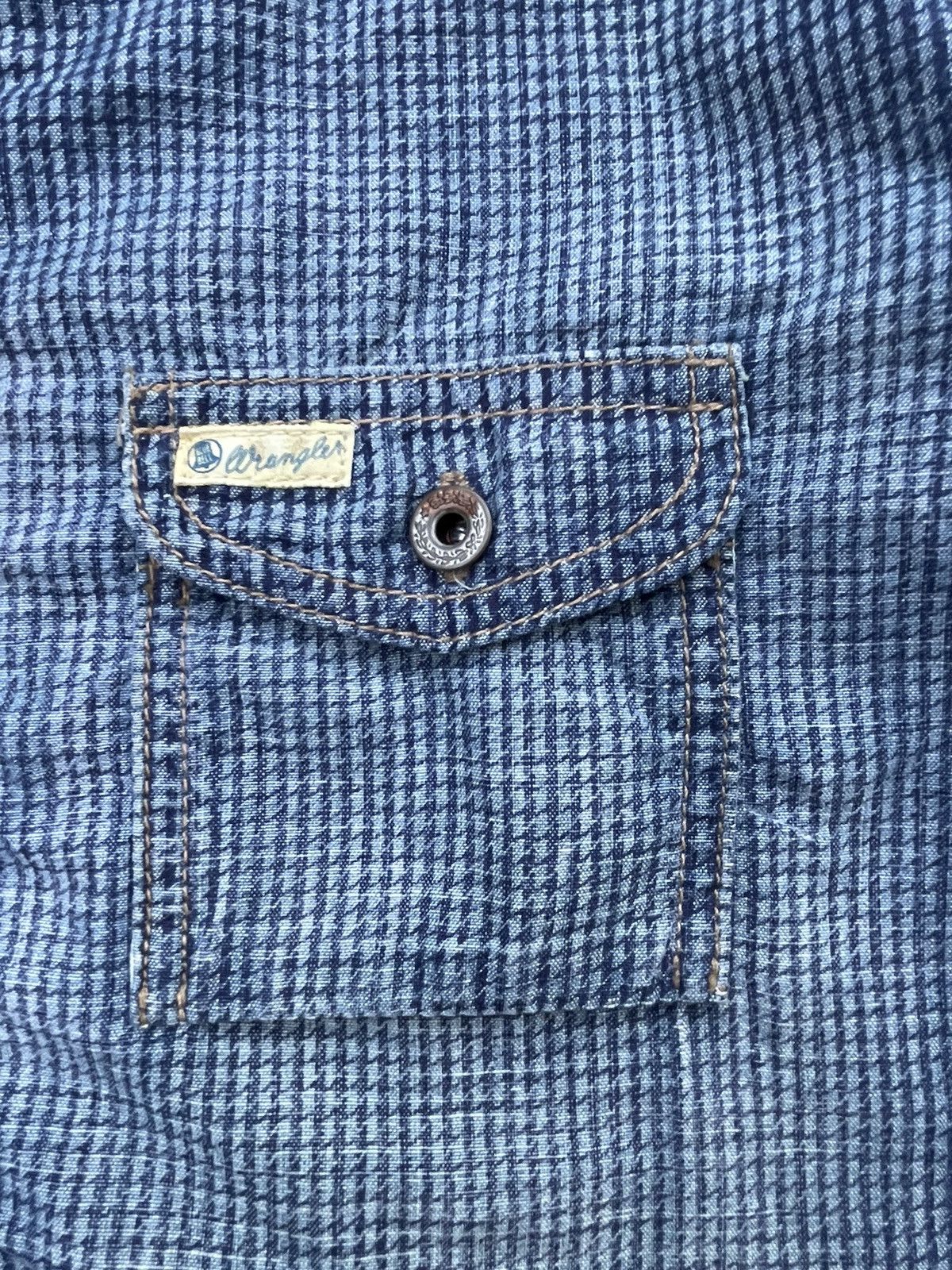 Vintage × Wrangler Vintage Wrangler Blue Bell Faded Wash Shirt Size US M / EU 48-50 / 2 - 20 Thumbnail