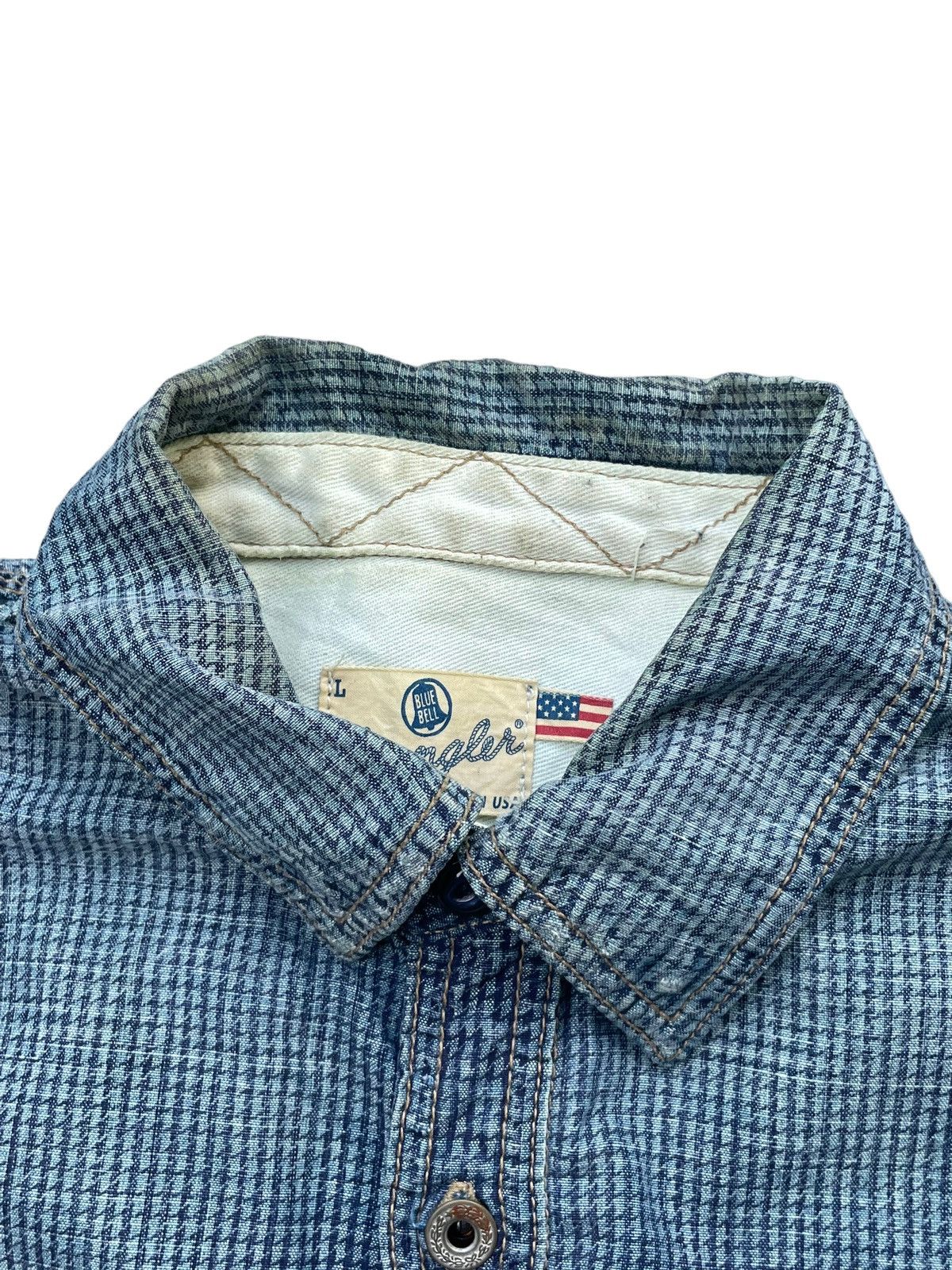 Vintage × Wrangler Vintage Wrangler Blue Bell Faded Wash Shirt Size US M / EU 48-50 / 2 - 5 Thumbnail