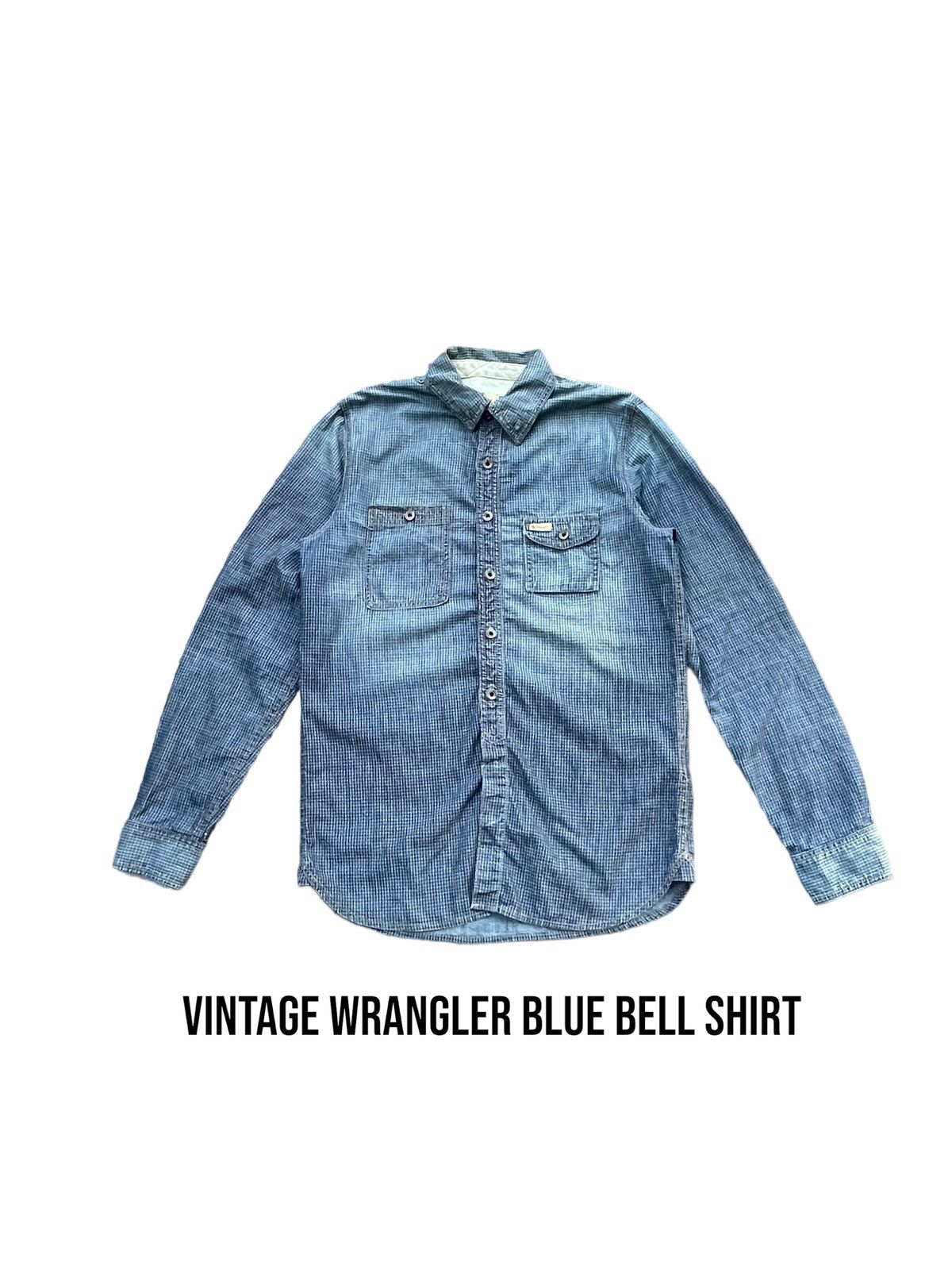 Vintage × Wrangler Vintage Wrangler Blue Bell Faded Wash Shirt Size US M / EU 48-50 / 2 - 1 Thumbnail