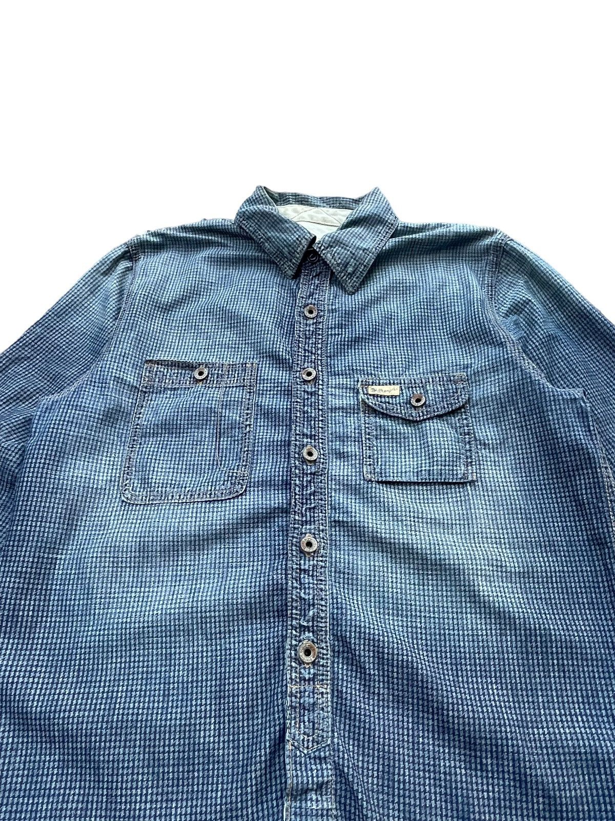 Vintage × Wrangler Vintage Wrangler Blue Bell Faded Wash Shirt Size US M / EU 48-50 / 2 - 3 Thumbnail