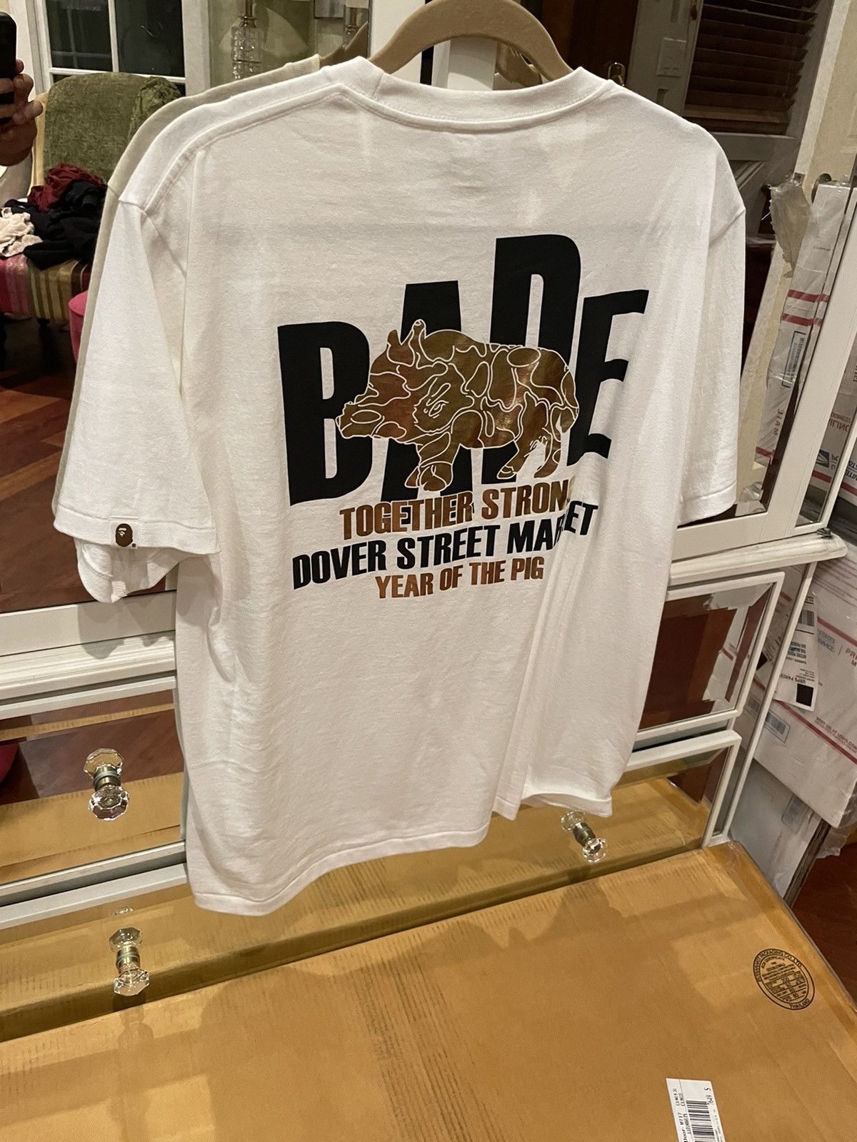 Bape × Dover Street Market 2019 Bape x Dover Street Market Year of the Pig Tee Size US L / EU 52-54 / 3 - 2 Thumbnail