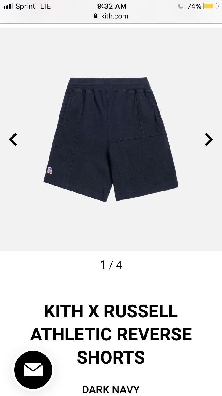 Kith russell athletic shorts online