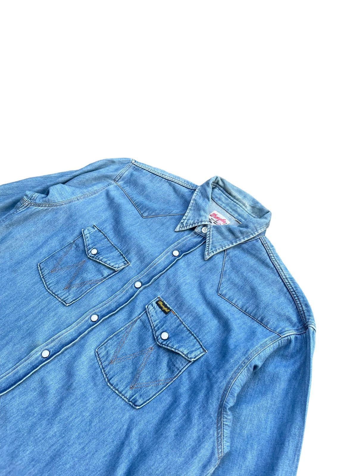 Wrangler Vintage Wrangler Western Shirt Size US L / EU 52-54 / 3 - 2 Thumbnail
