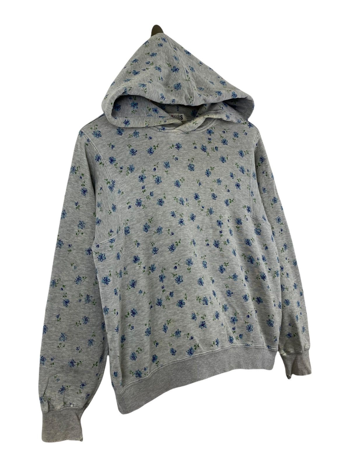 Issey Miyake VINTAGE ISSEY MIYAKE HOODIE FULL PRINT FLORAL DESIGN Size US S / EU 44-46 / 1 - 3 Thumbnail