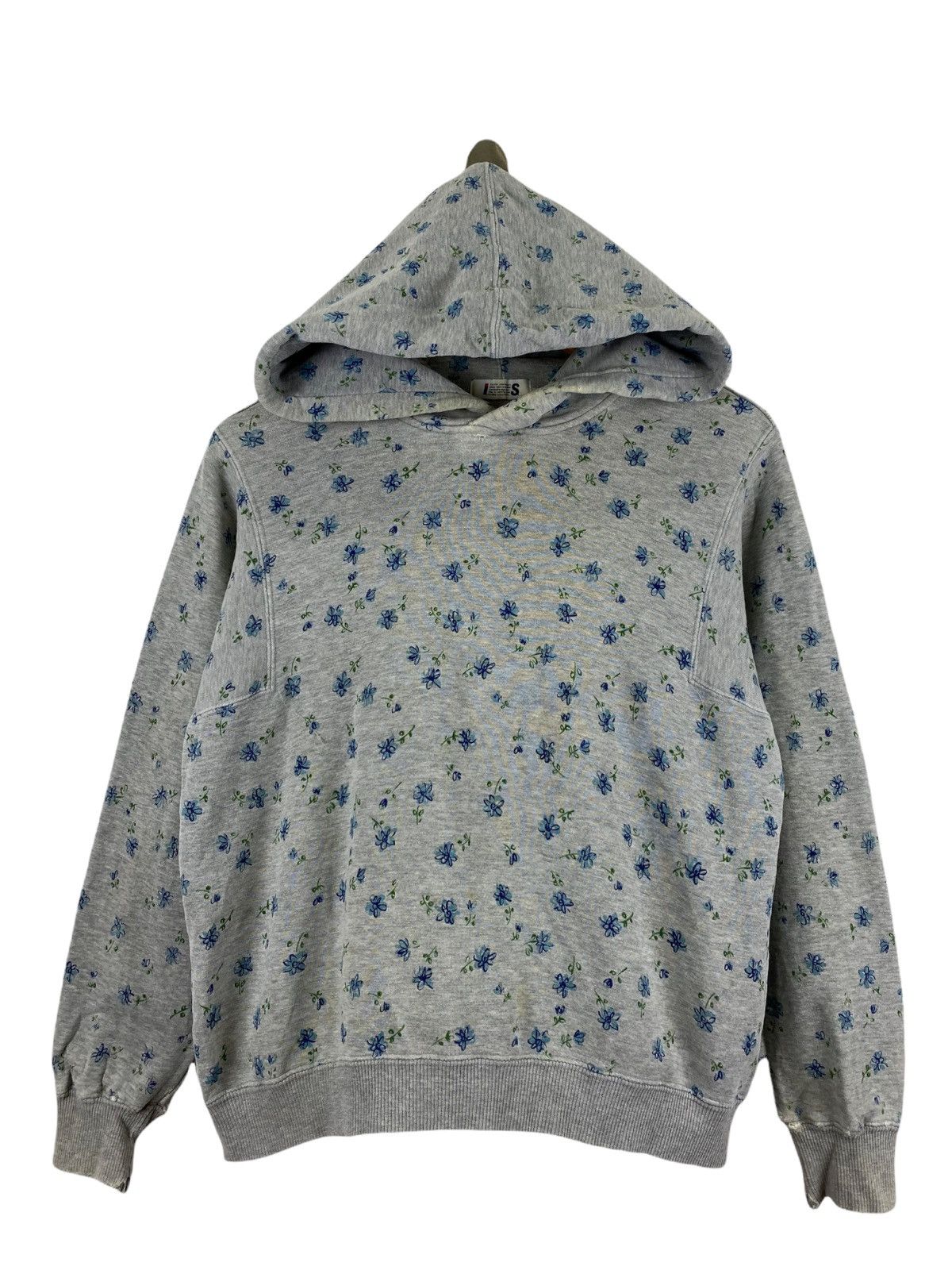 VINTAGE ISSEY MIYAKE HOODIE FULL PRINT FLORAL DESIGN