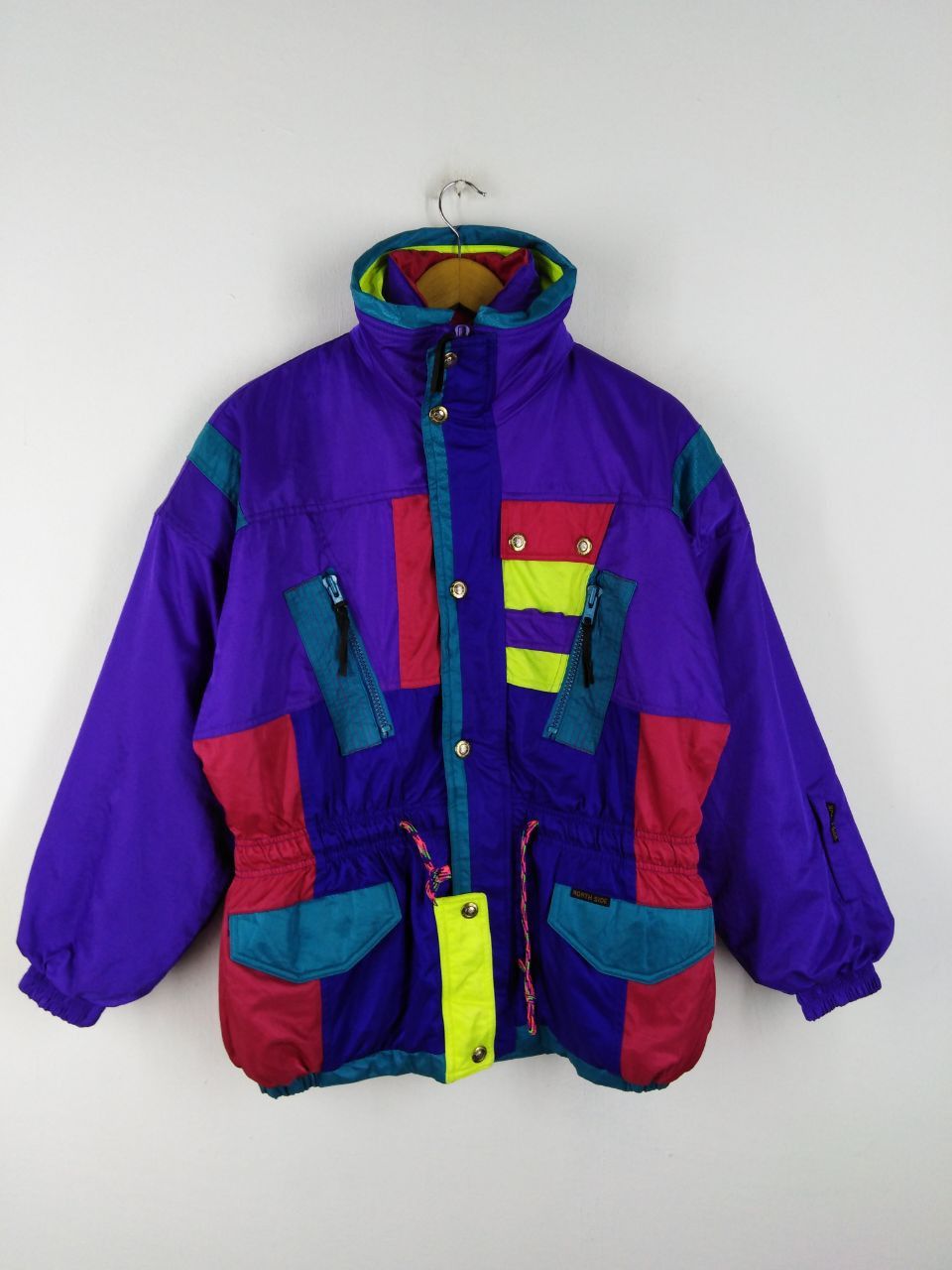 Vintage NORTH SIDE MULTICOLOR CORE SKI JACKET | Grailed