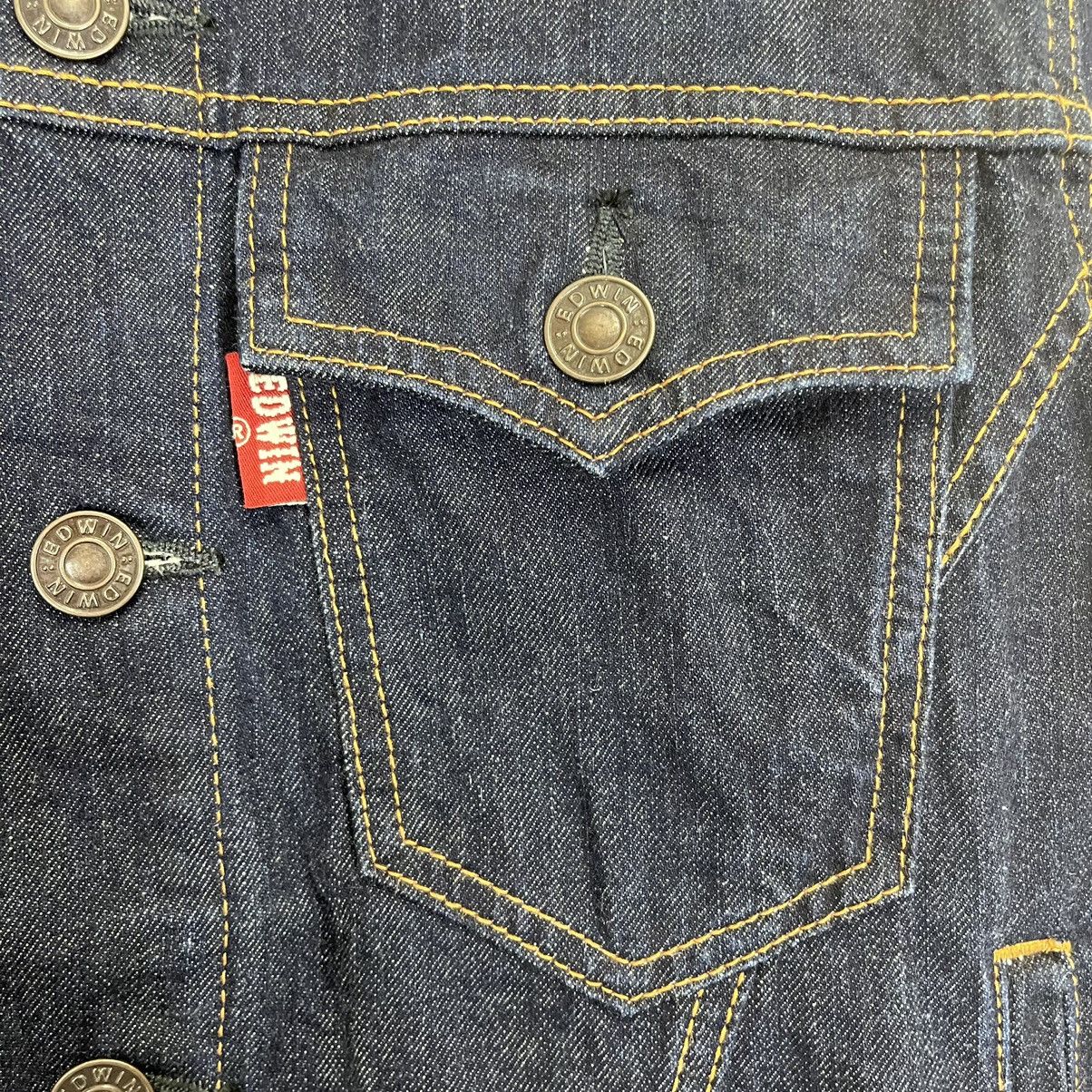 Edwin × Japanese Brand × Vintage 🔥Vintage Edwin Denim Jacket Size US M / EU 48-50 / 2 - 5 Thumbnail