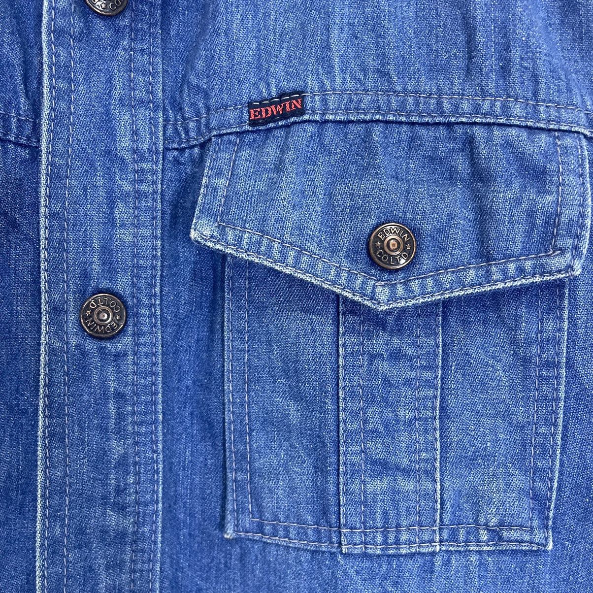Edwin 🔥Vintage Edwin Denim Shirt Longsleeve Size US M / EU 48-50 / 2 - 10 Thumbnail
