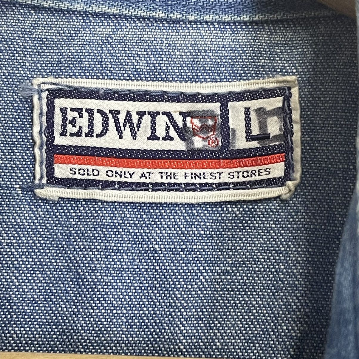Edwin 🔥Vintage Edwin Denim Shirt Longsleeve Size US M / EU 48-50 / 2 - 12 Thumbnail
