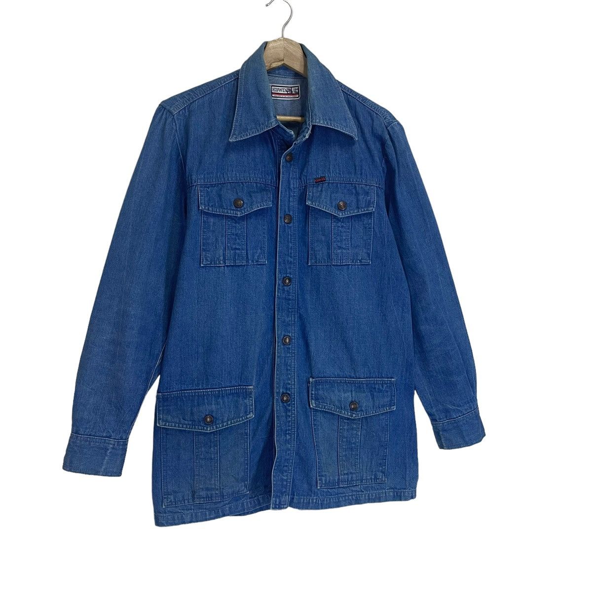 Edwin 🔥Vintage Edwin Denim Shirt Longsleeve Size US M / EU 48-50 / 2 - 2 Thumbnail