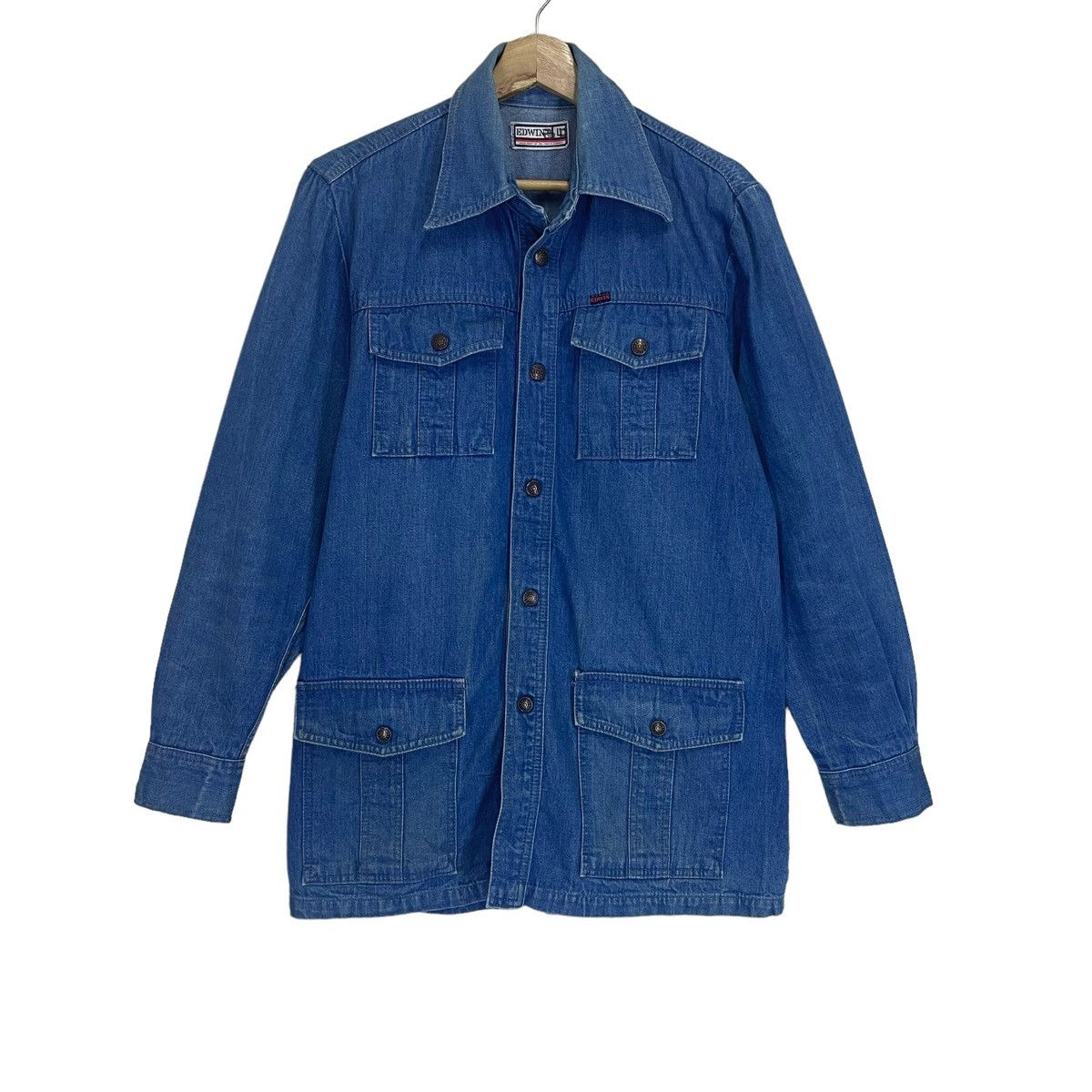 Edwin 🔥Vintage Edwin Denim Shirt Longsleeve Size US M / EU 48-50 / 2 - 1 Thumbnail