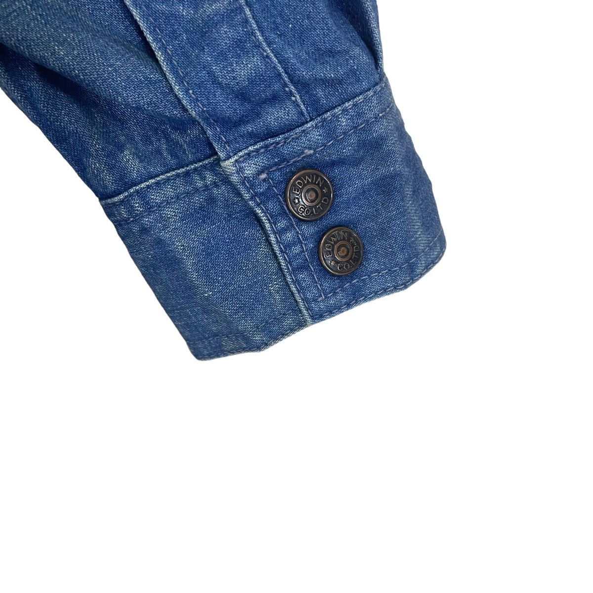 Edwin 🔥Vintage Edwin Denim Shirt Longsleeve Size US M / EU 48-50 / 2 - 9 Thumbnail