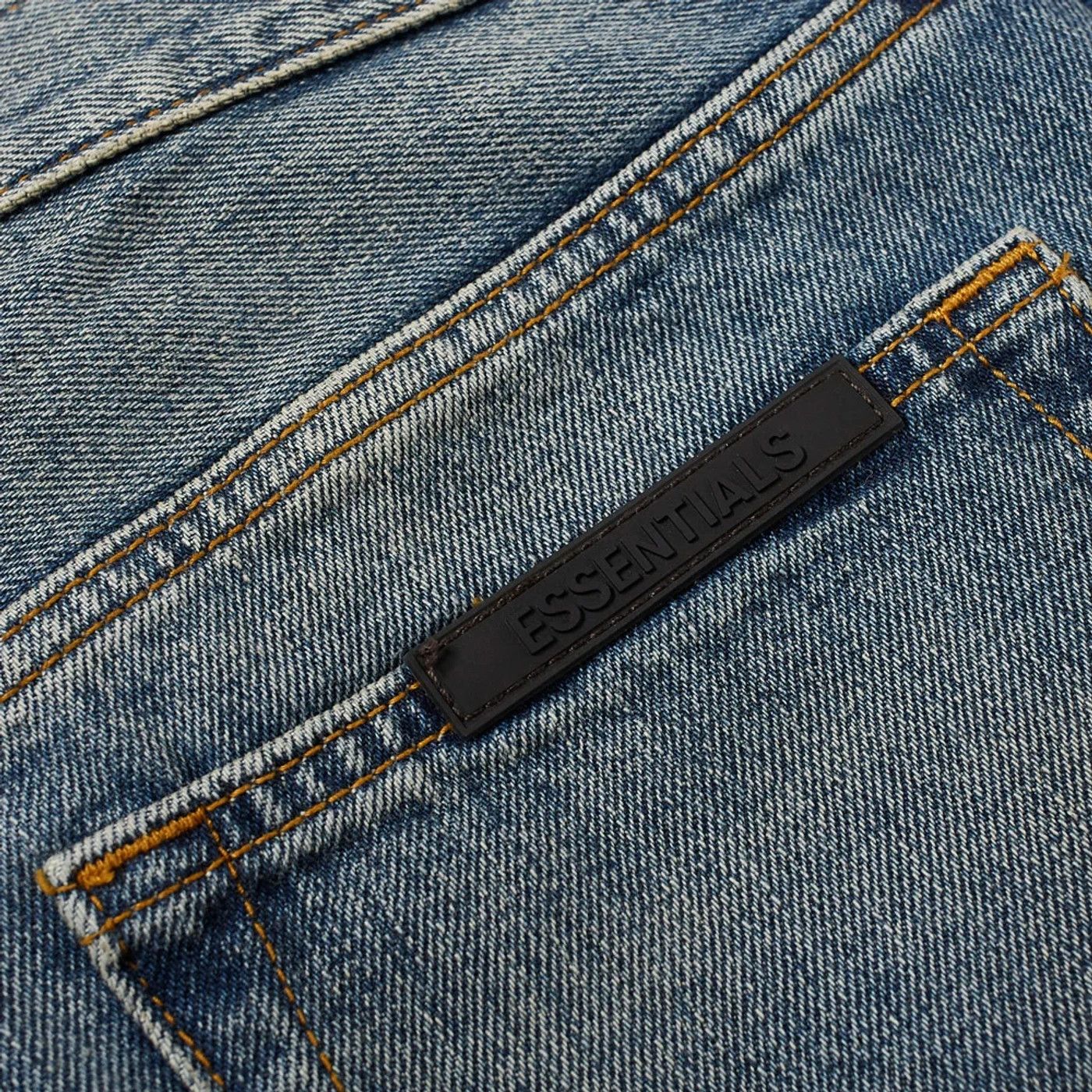 Fear of God Fear of God Essentials Denim Pants Dark Indigo Size US 31 - 4 Thumbnail