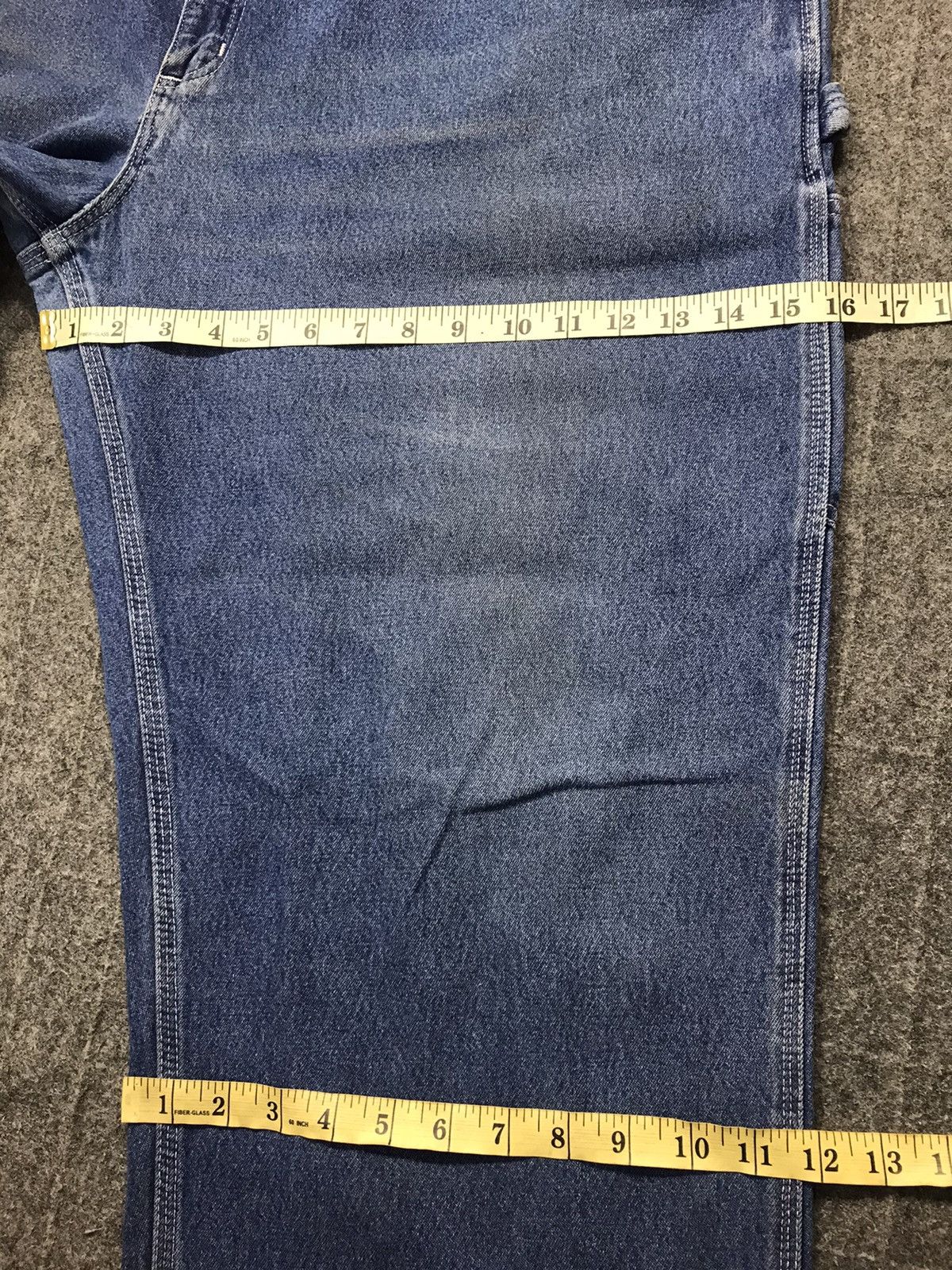 Carhartt × Vintage Carhartt Denim Utility Work Carpenter Pant Design Big Size Size US 42 / EU 58 - 12 Thumbnail