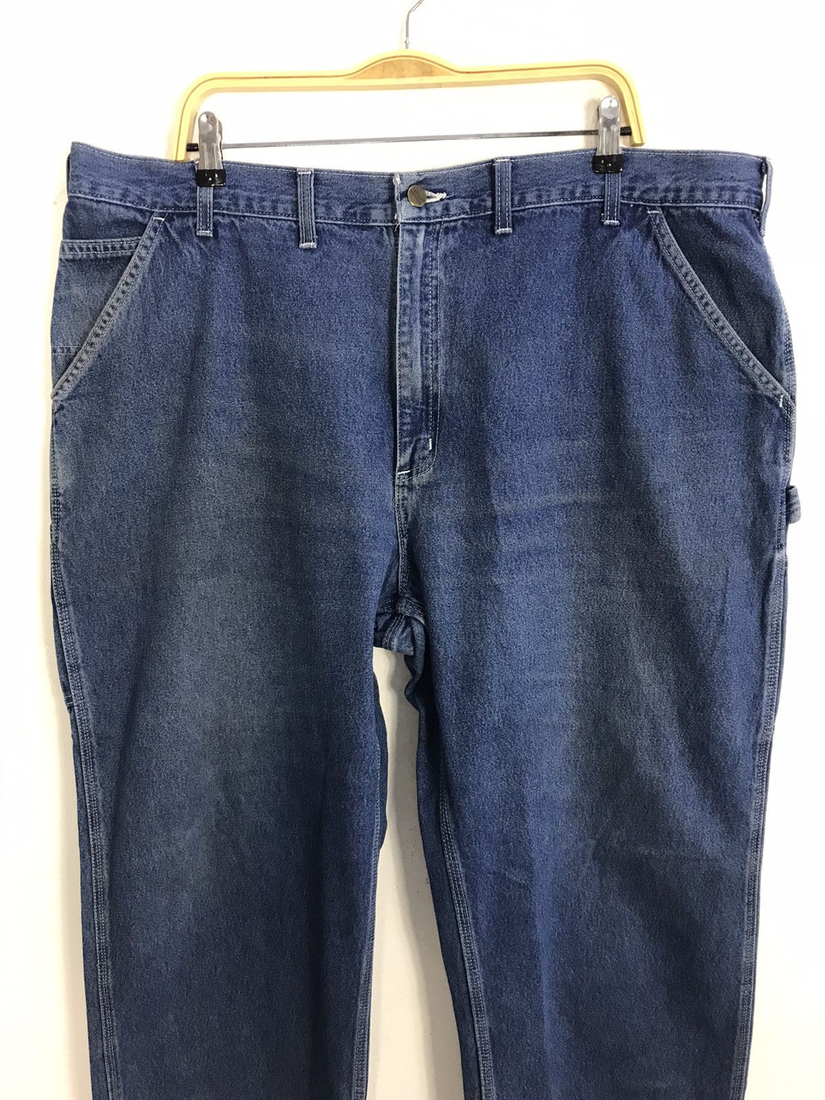 Carhartt × Vintage Carhartt Denim Utility Work Carpenter Pant Design Big Size Size US 42 / EU 58 - 3 Thumbnail