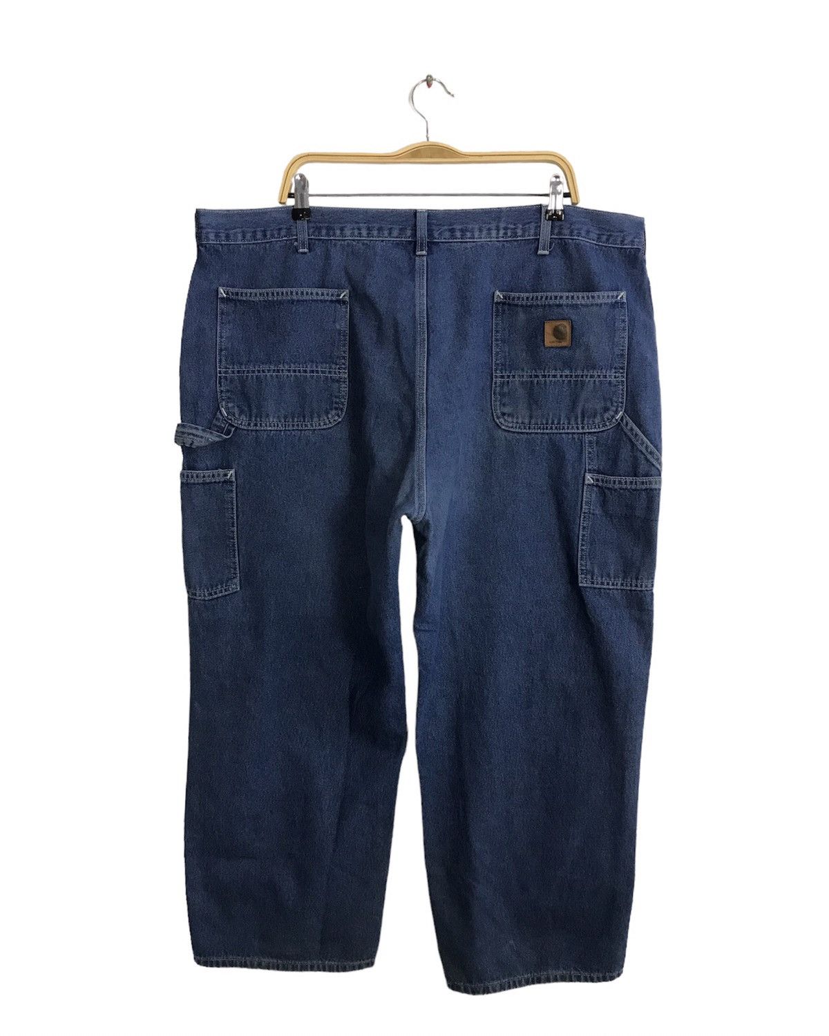 Carhartt × Vintage Carhartt Denim Utility Work Carpenter Pant Design Big Size Size US 42 / EU 58 - 1 Thumbnail