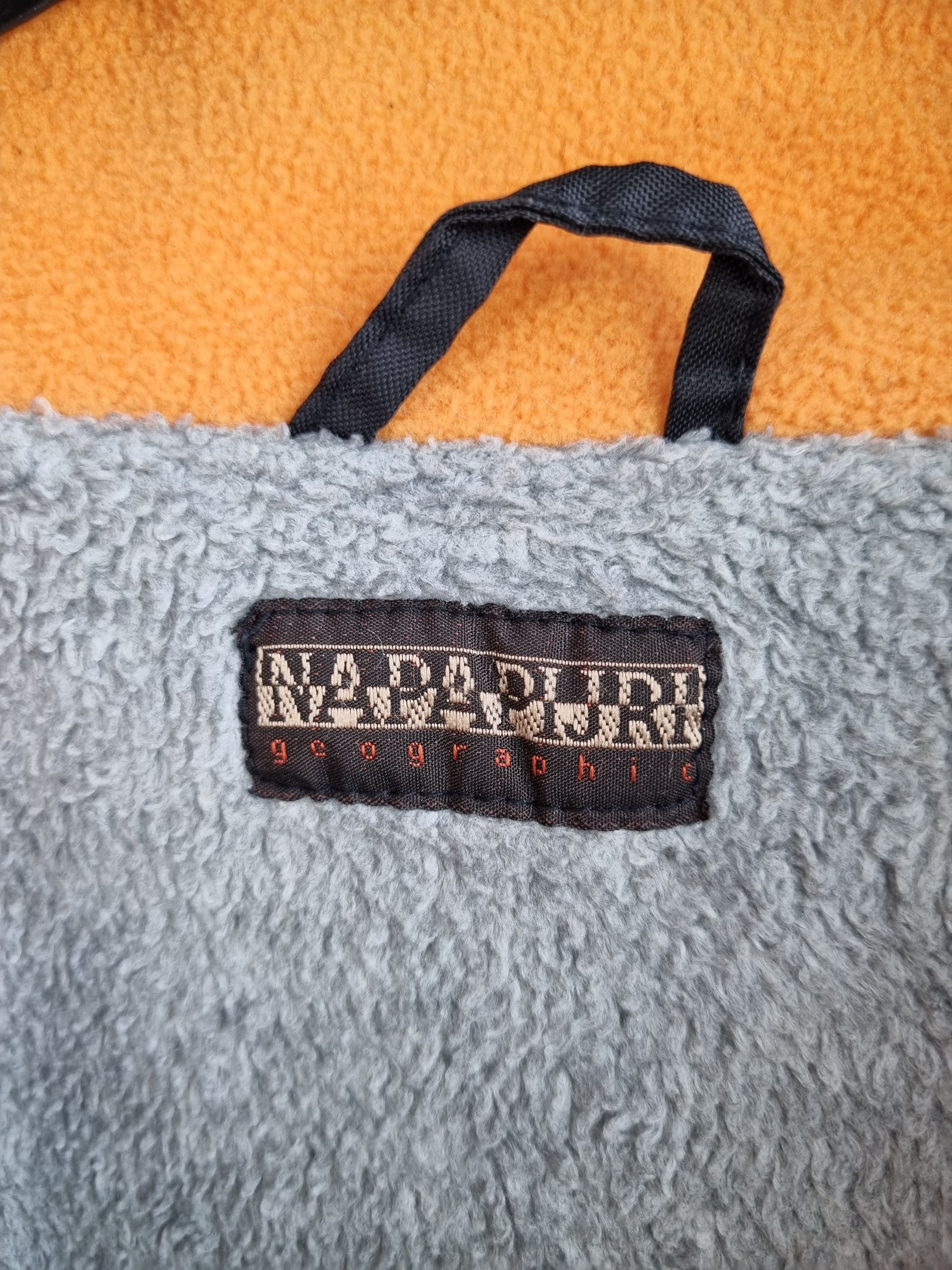 Napapijri × Vintage 90s NAPAPIJRI Skidoo Nylon/Fleece Reflective Anorak Jacket Size US XXL / EU 58 / 5 - 7 Thumbnail