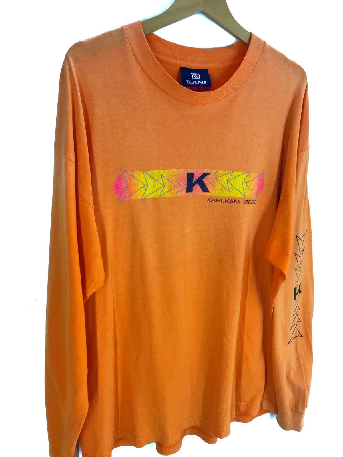 Karl Kani Vintage KARL KANI 2000 Big logo Longsleeve Shirt Size US L / EU 52-54 / 3 - 2 Thumbnail